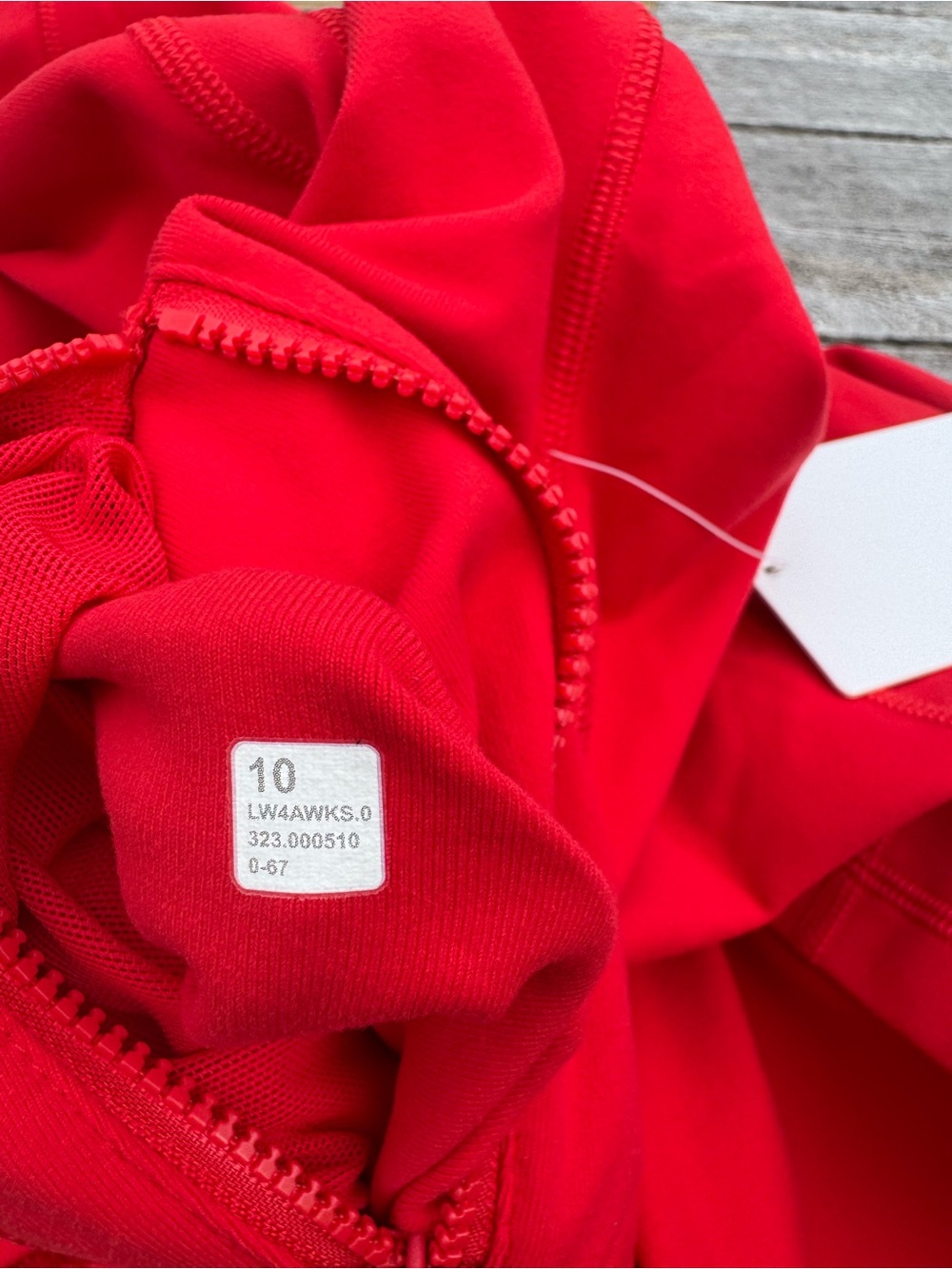 Lululemon Define Jacket Luon True Red NWT SIZE 10 ❤️ RARE - Picture 10 of 10